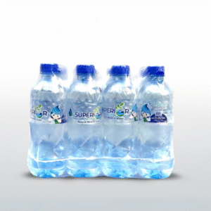 500ml Custom Labeled PET Water Bottles (Pack of 12)